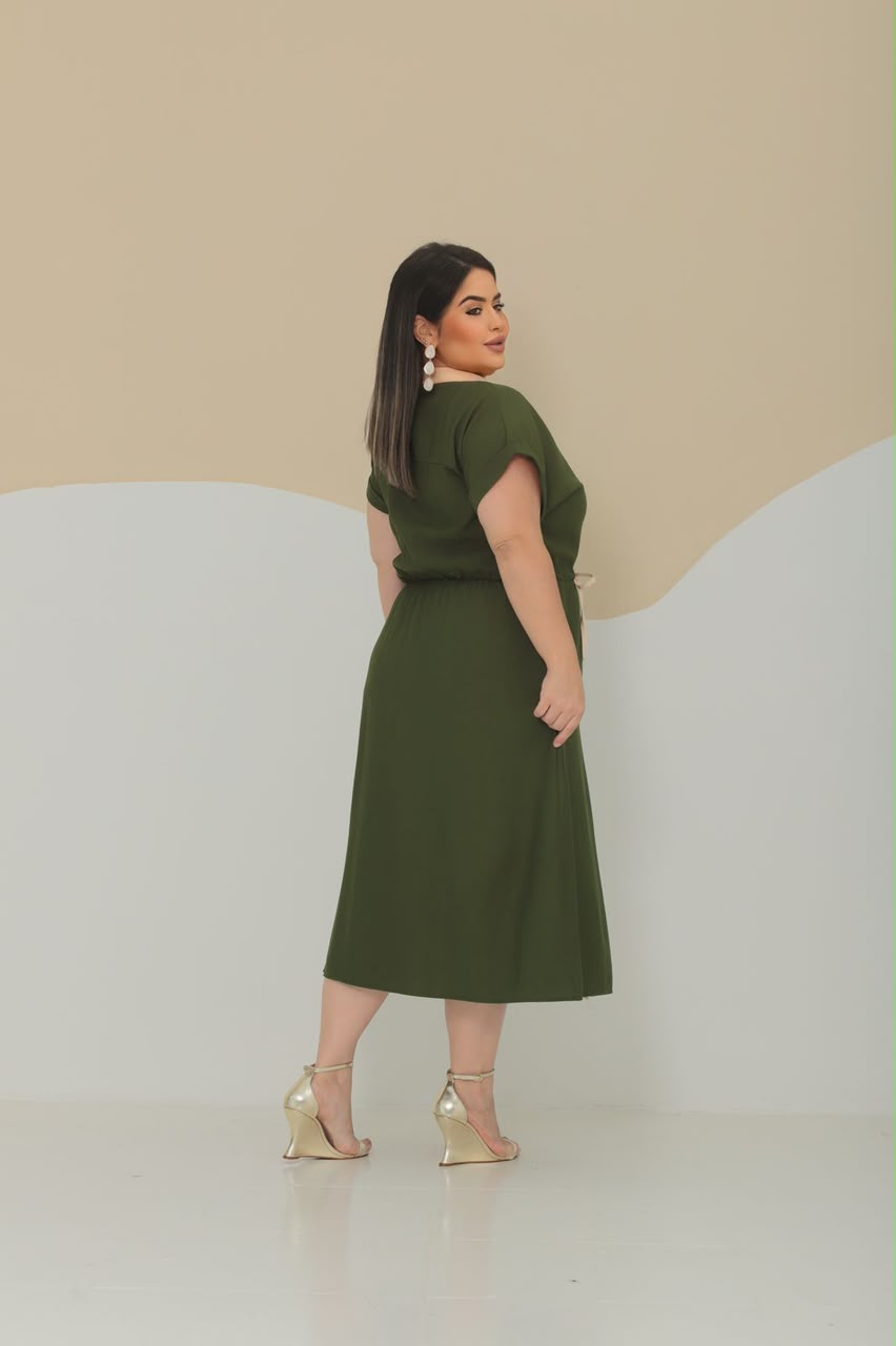 Chemise Plus Size Bicolor - Tecido Sensorial