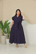 Chemise Plus Size Lisa com Detalhes nos Ombros – Tecido Sensorial